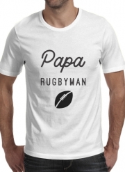 T-Shirt Manche courte cold rond Papa Rugbyman