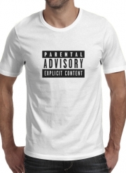 T-Shirt Manche courte cold rond Parental Advisory Explicit Content