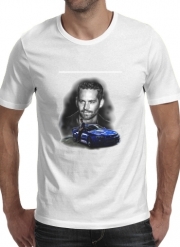 T-Shirt Manche courte cold rond Paul Walker Tribute See You Again