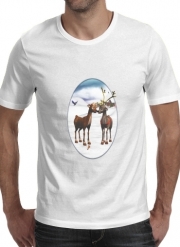 T-Shirt Manche courte cold rond Reindeers Love