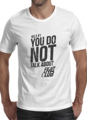 T-Shirt Manche courte cold rond Rule 1 You do not talk about Fight Club