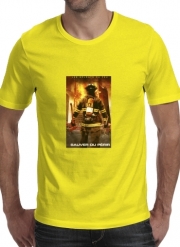 T-Shirt Manche courte cold rond Sauver ou perir Pompiers les soldats du feu