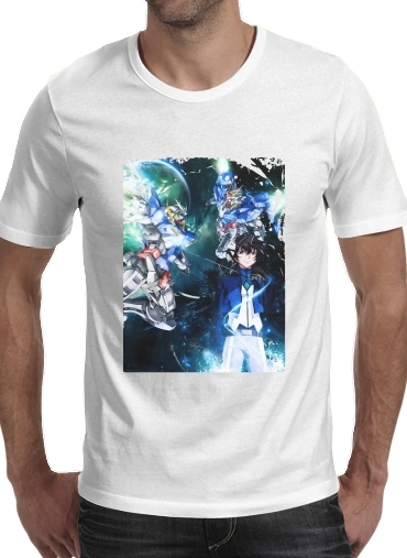 T-Shirt Manche courte cold rond Setsuna Exia And Gundam