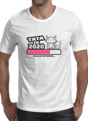 T-Shirt Manche courte cold rond Tata 2020 Cadeau Annonce naissance