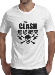T-Shirt Manche courte cold rond the clash punk asiatique
