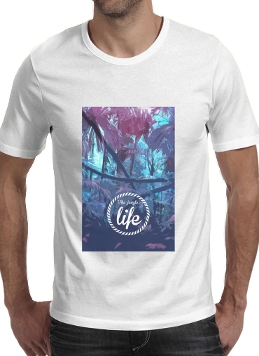 T-Shirt Manche courte cold rond the jungle life