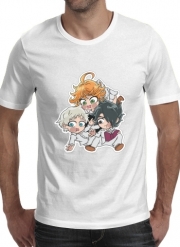 T-Shirt Manche courte cold rond The Promised Neverland - Emma, Ray, Norman Chibi