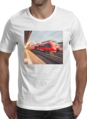 T-Shirt Manche courte cold rond Train rouge a grande vitesse