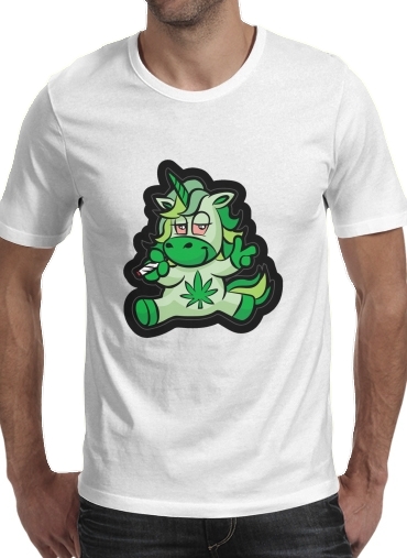 T-Shirt Manche courte cold rond Unicorn weed