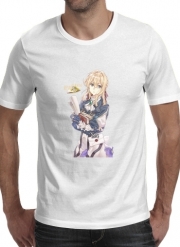 T-Shirt Manche courte cold rond Violet Evergarden