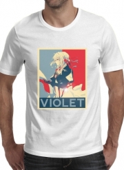 T-Shirt Manche courte cold rond Violet Propaganda