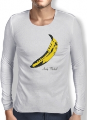 T-Shirt homme manche longue Andy Warhol Banana