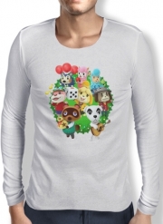 T-Shirt homme manche longue Animal Crossing Artwork Fan