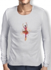 T-Shirt homme manche longue Ballerina Ballet Dancer