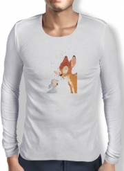 T-Shirt homme manche longue Bambi Art Print