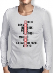 T-Shirt homme manche longue Bella Ciao Character Name