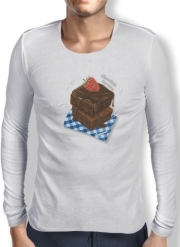 T-Shirt homme manche longue Brownie Chocolate