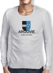 T-Shirt homme manche longue Canton Argovie