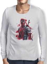 T-Shirt homme manche longue Deadpool Painting