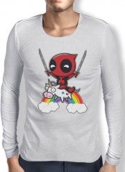 T-Shirt homme manche longue Deadpool Unicorn