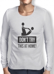 T-Shirt homme manche longue dont try it at home Kinésithérapeute - Osthéopathe