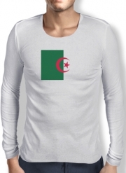 T-Shirt homme manche longue Drapeau Algerie