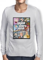 T-Shirt homme manche longue Family Guy mashup GTA