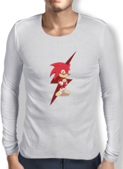 T-Shirt homme manche longue Flash The Hedgehog