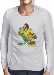 T-Shirt homme manche longue Football Stars: Neymar Jr - Brasil