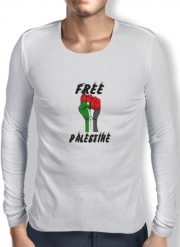 T-Shirt homme manche longue Free Palestine