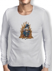 T-Shirt homme manche longue Game Of coins Picsou Mashup