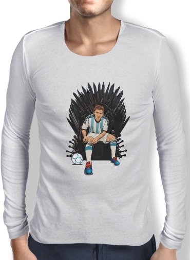 T-Shirt homme manche longue Game of Thrones: King Lionel Messi - House Catalunya