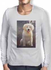T-Shirt homme manche longue Golden Retriever Puppy