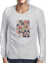 T-Shirt homme manche longue Gossip Girl Collage Fan