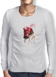T-Shirt homme manche longue Hellboy Watercolor Art
