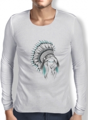 T-Shirt homme manche longue Indian Headdress