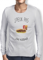 T-Shirt homme manche longue Je peux pas j'ai kebab