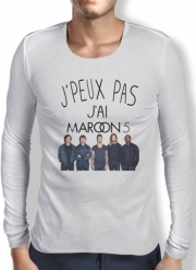 T-Shirt homme manche longue Je peux pas j'ai Maroon 5