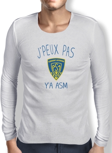T-Shirt homme manche longue Je peux pas ya ASM - Rugby Clermont Auvergne