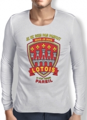 T-Shirt homme manche longue Je suis lotois