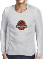 T-Shirt homme manche longue Jurassic park Lost World TREX Dinosaure