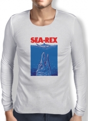 T-Shirt homme manche longue Jurassic World Sea Rex