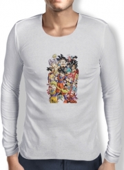 T-Shirt homme manche longue Kakarot Goku Evolution