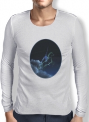 T-Shirt homme manche longue Knight in ghostly armor