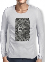 T-Shirt homme manche longue Lace Skull