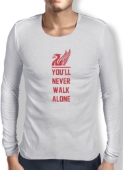 T-Shirt homme manche longue Liverpool Maillot Football Home 2018 