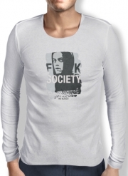 T-Shirt homme manche longue Mr Robot Fuck Society