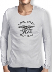 T-Shirt homme manche longue Navy Seal No easy day