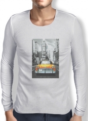T-Shirt homme manche longue Taxi Jaune Ville de New York City