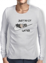 T-Shirt homme manche longue Nike Parody Just do it Later X Shikamaru